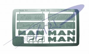 SCALEART 1/14.5 MAN 銘版 蝕刻片 (